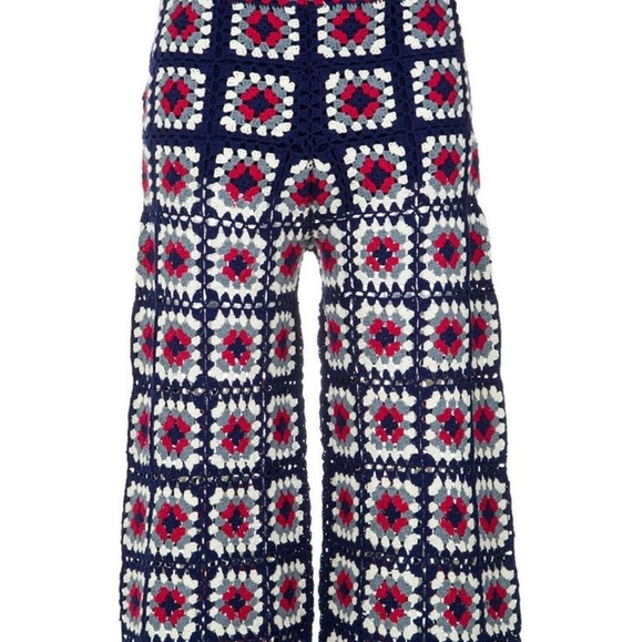 Granny square vintage boho pants - Picture 2 of 8